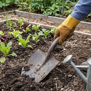 Gants de travail en cuir de vachette pleine fleur robustes, résistants à l'abrasion, pour le jardinage et la construction, gants de sécurité industriels durables - Product Image 5