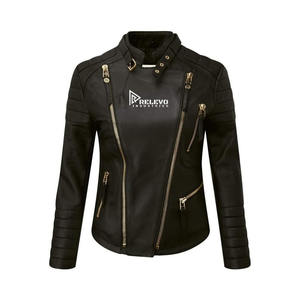 ใหม่ฤดูหนาวเสื้อแจ็คเก็ตหนังบุนวมผู้ชายคอตั้งโลโก้ด้านหน้าสไตล์ไฮสตรีทสวมใส่สบายแขนยาว - Product Image 4