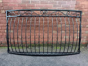 Rampe de balcon en fer forgé traditionnelle KHP, sans cadre, résistante à la rouille, facile à assembler, pour usage extérieur - Product Image 2