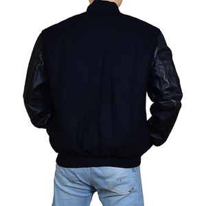 <b>Long</b> Sleeve Plus Size Men's Letterman Varsity <b>Jacket</b> Custom Chenille Embroidery Patch Baseball <b>Jacket</b> - Product Image 5