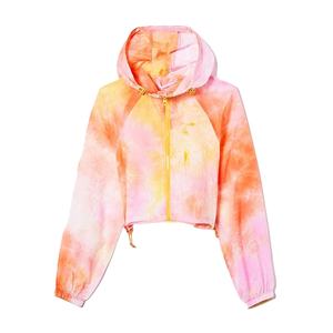 ชุดกันลมของผู้หญิง2ชิ้นสีล้วนคอปกกางเกงขาสั้นมีฮู้ดชุดผู้หญิง2026กันน้ำสำหรับฤดูใบไม้ร่วง - Product Image 2