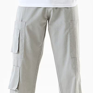 Pantalon Cargo Premium pour Homme – Multi-Poches, Utilitaire, en Toile Résistante, Coupe Droite, Décontracté, pour l'Extérieur et la Mode Urbaine - Product Image 5