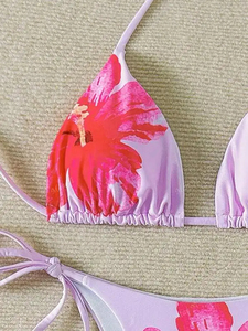 Bikini Bandeau Personalizable para Mujer, Patrón Sublimado, Corte Regular, Transpirable, Ecológico, Poliéster y Spandex, Logotipo OEM Frontal 2 - Product Image 6