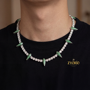 สร้อยคอเทนนิสเพชรโมอิสซาไนต์ VVS เงินแท้ 925 ประดับเพชรหรูหรา สไตล์ฮิปฮอป สำหรับผู้ชาย ผู้หญิง งานฉลองครบรอบ - Product Image 4