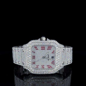 Reloj de Estilo Hip Hop con Diamantes de Imitación para Hombre, Venta al Por Mayor, Ideal para Minoristas de Moda, Fiestas y Regalos - Product Image 1