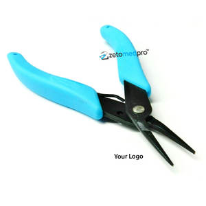 Pinzas de Acero Inoxidable de Alta Calidad con Certificación CE, Pinzas de Punta Fina y Suave para Joyería y Trabajo con Cuentas, Opciones OEM - Product Image 1