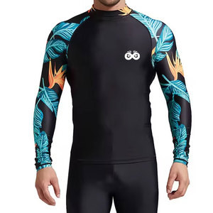 Camisetas de compresión de alta calidad a bajo precio, en oferta, estampadas, de manga larga, para hombre - Product Image 1
