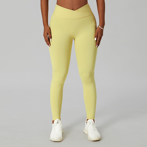Leggings de Cintura Alta para Mujer, al por Mayor, Último Estilo, Transpirables, Elásticos, Ajustados, Estampados, para Correr - Product Image 1