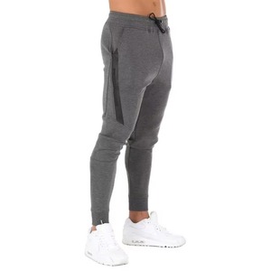 Premium Men's Lightweight Canvas Cotton <b>Jogger</b> Basic Casual <b>Slim</b> Fit Breathable Waterproof Elastic Waist Zipper Pockets Narrow - Product Image 4