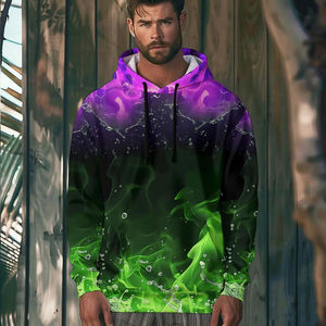 Sudaderas con Capucha Personalizadas de Alta Calidad, 440 GSM, Algodón, Lisas, Gruesas, Extra Grandes, con Cierre, Unisex, con Logotipo, Tallas Grandes para Hombre - Product Image 4