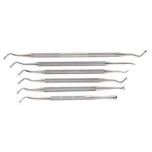 Pedicure Manicure Tools Nail <b>File</b> Dead Skin Push Cuticle Remover Nail Pusher Gold Stainless Steel Cuticle Pusher Nail Art - Product Image 5