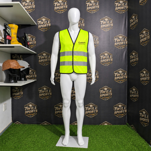 Chaleco de Trabajo de Diseño Personalizado de Alto Rendimiento, Chaleco de Seguridad Industrial Ligero, Chaleco de Trabajo de Seguridad Reflectante de Alta Visibilidad - Product Image 5