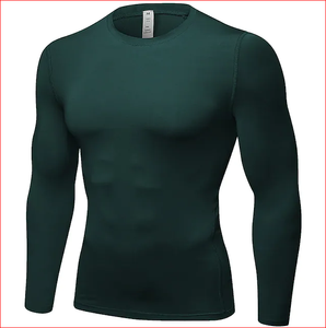 Custom Logo MMA BJJ Breathable Rash Guard Compression Fit Training Shirt Heat Transfer <b>Print</b> Quick Dry Fabric UPF50+ OEM ODM - Product Image 2