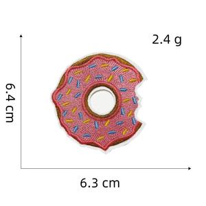 Écusson brodé tissé en usine, badge logo personnalisé, thermocollant, à crochets et boucles Velcro pour vêtements et chapeaux - Product Image 1