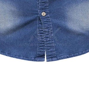เสื้อยีนส์ผู้ชายแบบระบายอากาศได้เสื้อยีนส์น้ำหนักเบา - Product Image 6