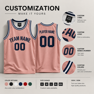 Maillot de basket-ball personnalisé, 100% polyester, maille respirante, séchage rapide, uniforme d'équipe par sublimation, logo personnalisé, nom, numéro - Product Image 6