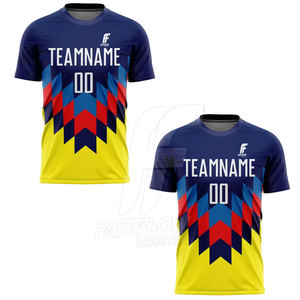 Maillot de football personnalisé en polyester respirant à manches courtes pour adulte, idéal pour l'été et le sport – Vente en gros - Product Image 4