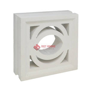 Usine de carreaux de ciment du Vietnam produisant des blocs de ciment blancs et des carreaux pleine masse pour les accents intérieurs et les murs décoratifs - Product Image 2