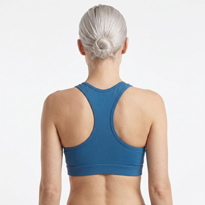 Top corto de compresión para mujer, para yoga y ejercicio, ajuste ceñido, cuello redondo, sujetador deportivo, capa base, top racerback, sujetador de fitness con soporte para mujer - Product Image 4