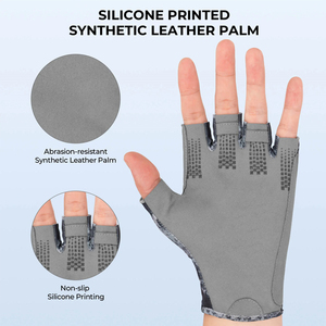 Guantes de Pesca de Alto Rendimiento, Guantes sin Dedos con Protección Solar para Pesca en Alta Mar, Costera, Lagos y Ríos - Product Image 2