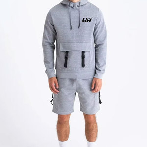 Conjunto de Sudadera con Capucha y Pantalones Cortos para Hombre, Hecho a Medida Directo de Fábrica, para Venta en Línea, Mejor Calidad, 100% Algodón - Product Image 1