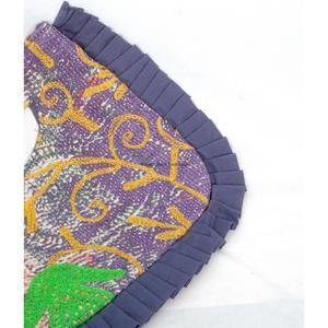 Indian Fashion Bohemian Style Designer Women kantha Clutch Messenger Shoulder Bag Handmade Lightweight Large Travel Daily - Product Image 5