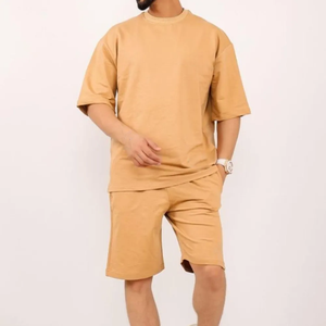 Conjunto de Pantalones Cortos de Verano para Hombre, Talla Grande 5XL, de Secado Rápido, Transpirables, con Estampado de Marca Personalizada, Manga Corta, Dos Piezas - Product Image 4