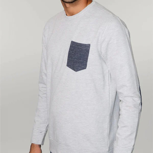 Sudadera de algodón polar personalizada para hombre 2026, cuello redondo, peso pesado, estilo oversize, ropa urbana, gimnasio, uso casual, marca privada OEM - Product Image 2