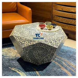 Mesa de Nácar de Fábrica Confiable, Muebles con Incrustaciones Hechas a Mano, Mesa de Centro de Nácar, Vietnam - Product Image 1