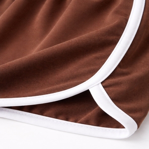 Shorts Deportivos para Mujer, Cintura Elástica, Ligeros, para Correr, Fitness, Gimnasio, con Ribete en Contraste, Ropa Deportiva - Product Image 6