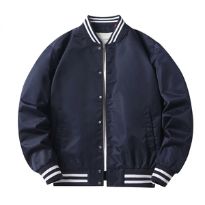 Wholesale Bomber <b>Jacket</b> Premium Fashion Bomber with Zip Front for Boutique Clothing Suppliers - Product Image 2
