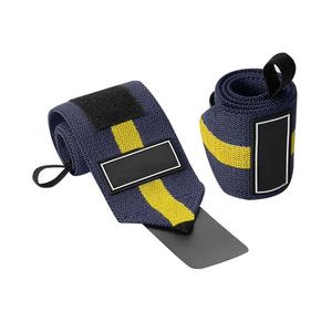 Attelles de poignet professionnelles noires solides pour haltérophilie, soutien élastique réglable, protection articulaire pour la musculation et la gym - Product Image 4