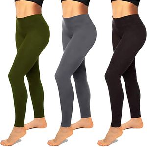 New Arrivals Women's High Waist Yoga <b>Pants</b> 4 Way Stretch Workout Leggings with Tummy Control Sport Style Fabric Spandex Material - Product Image 3