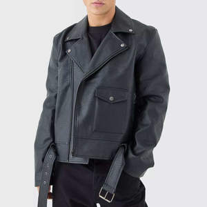 Winter <b>Jacket</b> 2026 Top Selling Product Leather Top <b>Jacket</b> Best Winter <b>Men's</b> Slim PU Leather <b>Jackets</b> Customized Design - Product Image 1