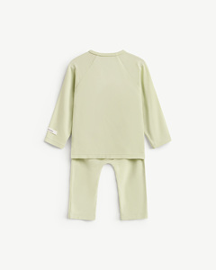 Ensemble 2 pièces pour bébé garçon à manches longues en modal et élasthanne, nouveau-né, ODM Vietnam - Product Image 2