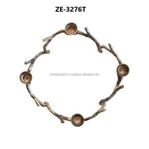 Christmas Decorative Candle Holder for Holiday Home Decor Handmade Metal Candle Holder for Christmas Zahid Exports - Product Image 5