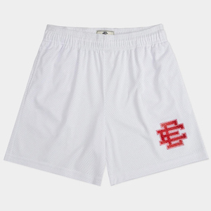 Shorts de basketball pour hommes, style hip-hop brodé, taille américaine, en maille respirante avec poche zippée, pour adultes – Meilleures ventes - Product Image 1
