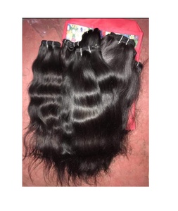 Clip sans couture synthétique Double dessiné résistant à la chaleur longue ligne droite dans l'extension de cheveux 160 grammes Clip d'extension de cheveux synthétiques dans - Product Image 4