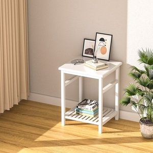WTZ <b>Bamboo</b> Nightstand Space-Saving Easy End <b>Table</b> for Bedroom & Living Room Console <b>Side</b> <b>Table</b> for Bedside & Lounge - Product Image 5