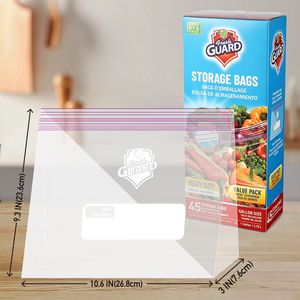 Paquete de 45 Bolsas Reutilizables Resistentes para Almacenamiento de Alimentos, Bolsas Selladas para Conservación y Clasificación de Frescura - Product Image 3