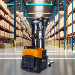 Apilador de paletas eléctrico de nuevo diseño, 1,6 M, 2,5 M, 3 metros, 2 toneladas y 2,5 toneladas, Walkie, elevador de mano hidráulico, carretillas elevadoras alimentadas por batería, venta - Product Image 5