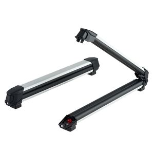 Portasci e Portasnowboard in Alluminio per Tetto Auto, per 6 Sci e 4 Snowboard, Bloccabile, 2 Pezzi - Product Image 6