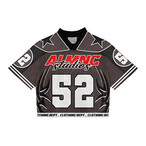 Maillot de football américain et de soccer pour homme en tissu mesh, conception personnalisée par sublimation numérique, collection 2026 - Product Image 2