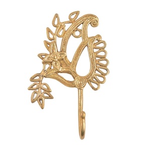 Gancho de Pared Metálico Vintage con Diseño de Pájaro y Flor, Resistente al Óxido, Gancho Individual para Almacenamiento de Ropa - Product Image 6