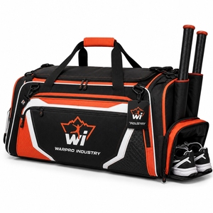 Sac de baseball léger pour équipement sportif, avec compartiments séparés pour casque, batte, gants, chaussures et entraînement - Product Image 5