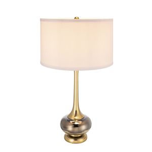 D15x29 <b>Table</b> <b>Lamp</b> with <b>Glass</b> Drum <b>Shade</b> Assembly Required - Product Image 3