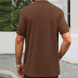 Camiseta de Cuello Alto para Hombre, Uso Diario, Tejido Premium de Mezcla de Algodón, Manga Corta, Estilo Casual, Corte Moderno, Secado Rápido, Ecológica - Product Image 4