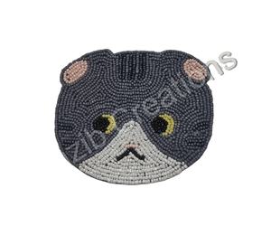 Superventas, manteles individuales hechos a mano con cuentas, Decoración de mesa, manteles individuales con cuentas, forma redonda, Mantel Individual personalizado, piedra de estilo indio, posavasos - Product Image 3