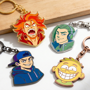 Custom <b>Anime</b> Character Metal <b>Keychains</b>, Marktex - Product Image 2