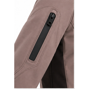 Chaqueta de equitación para mujer, corte ajustado, manga larga, forro polar, con cremallera, de secado rápido, antimicrobiana y cortavientos - Product Image 6